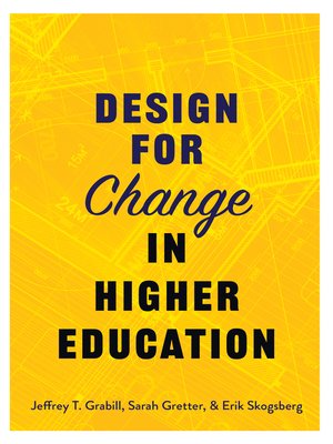 cover image of Design for Change in Higher Education